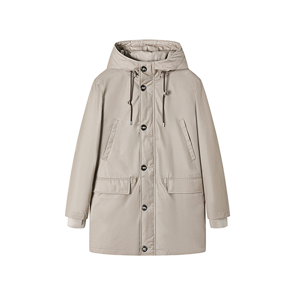 Long Khaki Trench Coat