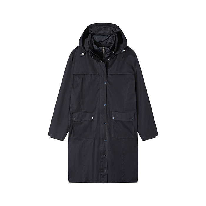 Long Black Trench Coat