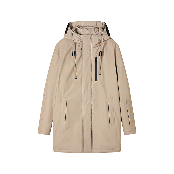 Long Khaki Trench Coat